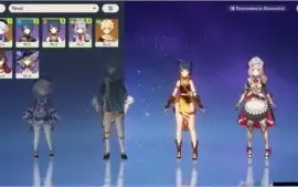 PC/Mobile - America AR7 | Qiqi, Xingqiu, Xiangling e Noelle
