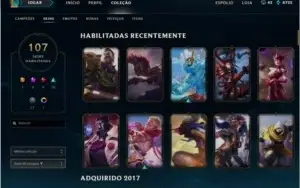 conta league of legends