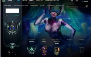 CONTA OURO2, 260 SKINS, INCLUINDO 2 LENDÁRIAS, SONA E MF.