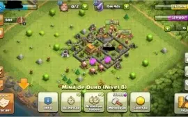 Vendo clã nível 4 com conta Vila 4 upando pra 5