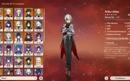 Conta Genshin lvl 60