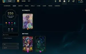 Ferro 2 com 130 Champs e 220 Skins