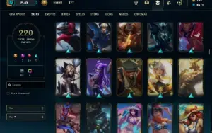 Ferro 2 com 130 Champs e 220 Skins