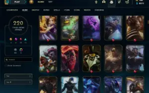 Ferro 2 com 130 Champs e 220 Skins