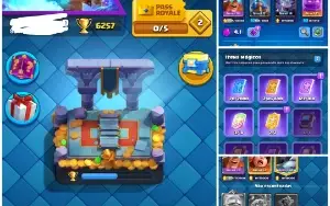 Conta brawl stars com 2 passes + clash of clans CV 10 +