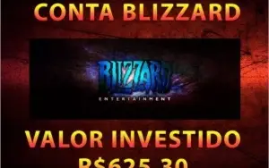 Conta Blizzard - Valor Investido R$625,30