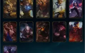 Conta wild rift + lol pc com várias skins