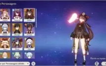 Conta Genshin Impact 10 heróis 5*