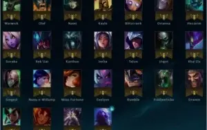 Conta lol platina 1 muitas skins