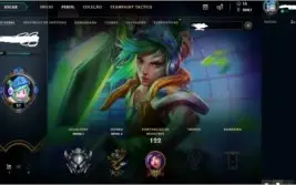 Conta lol Prata 1 Katarina Academia fulll chroma 15 keys