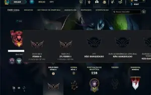 Ferro 2 com 80 champs e 63 Skins + 1 Prestigio da Katarina