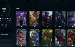 Conta League of Legends Full Acesso - 130 Champs e 98 Skins
