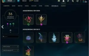 CONTA LOL E VALORANT (MUITAS SKINS)