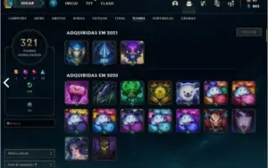 CONTA LOL E VALORANT (MUITAS SKINS)
