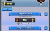 Conta Clash Royale - 4k troféus - 566 gemas - 122k De ouro