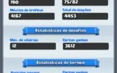 Conta Clash Royale - 4k troféus - 566 gemas - 122k De ouro
