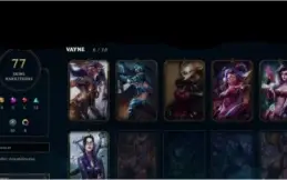 Conta de lol - Platina 2 - 77 skins