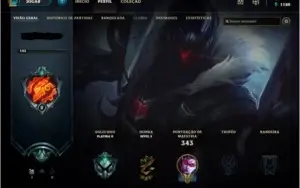 Conta de lol - Platina 2 - 77 skins