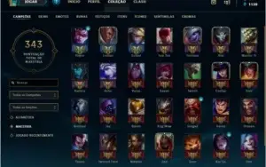 Conta de lol - Platina 2 - 77 skins