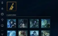 Conta League of Legends Full Acesso - 156 Champs e 112 Skins