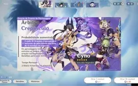 Conta de Genshin Impact AR 43 com Childe e Itto + Mona&Qiqi