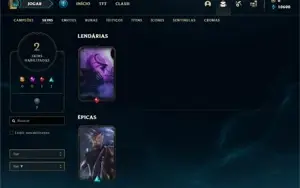 Conta ouro 2 com 26 Champs e 2 Skins