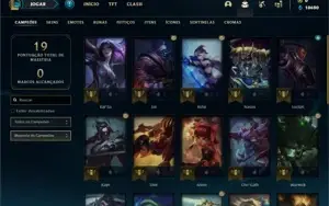 Conta ouro 2 com 26 Champs e 2 Skins