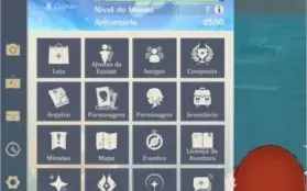 Conta Genshin Impact muito boa