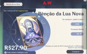 Conta Genshin Impact muito boa