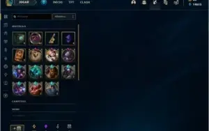 CONTA LEAGUE OF LEGENDS 160 SKINS