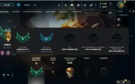 Conta LOL Esmeralda 1