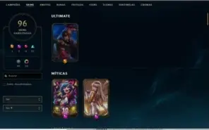 Conta lol platina 3 , kai’sa K/da prestígio