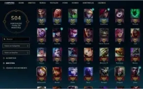 League of Legends Conta com Muito Conteudo