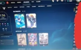 Conta league of  legends  platina 3 temporada passada