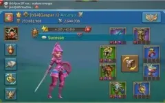 CONTA LORDS MOBILE COM 300M DE PODER COM 500k DE CADA T4 ETC