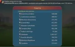 CONTA LORDS MOBILE COM 300M DE PODER COM 500k DE CADA T4 ETC