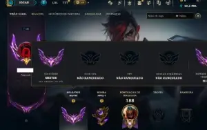 Mestre com 90 Champs e 18 Skins ( 45 PDL )