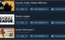 Conta Steam c/GTAV,CS:GO (c/medalhas),ROCKET LEAGUE +11jogos