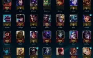 CONTA LEAGUE OF LEGENDS PLATINA 2 VARIOS CAMPEÕES E SKINS!