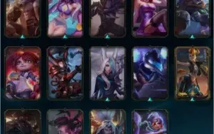 CONTA LEAGUE OF LEGENDS PLATINA 2 VARIOS CAMPEÕES E SKINS!