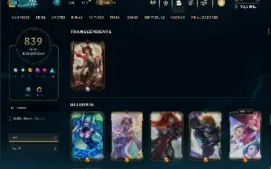 Conta lol + de 800 skins, elo alto e valorant com mt skin