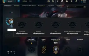 Conta Unranked com TODOS os champs e 160 Skins ( MAIN ADC )