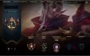 [50% OFF] CONTA LOL | BRONZE 4| (COM DJ SONA)