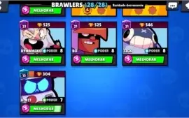 Conta brawl stars 15k todos os brawlers
