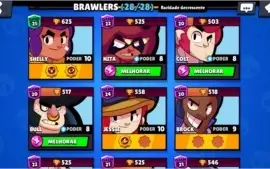 Conta brawl stars 15k todos os brawlers