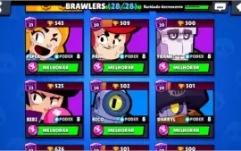 Conta brawl stars 15k todos os brawlers