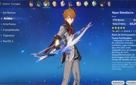 TARTAGLIA + XIAO + AQUA SIMULACRA + LANÇA DE JADE