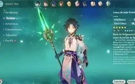 TARTAGLIA + XIAO + AQUA SIMULACRA + LANÇA DE JADE