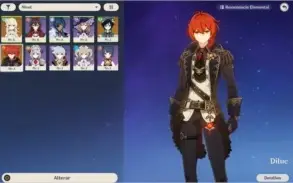 GENSHIN IMPACT / AR 7 / Diluc + Venti + 4 SR