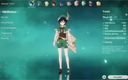 Genshin Impact: (AR10) Venti + Harpa Celestial
